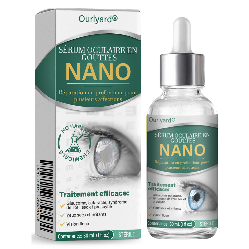 đ©ââïžOurlyardÂź SĂ©rum de Gouttes pour les Yeux Nano â
Convient Ă la presbytie, au syndrome de lâĆil sec, au glaucome et Ă la cataracte đ