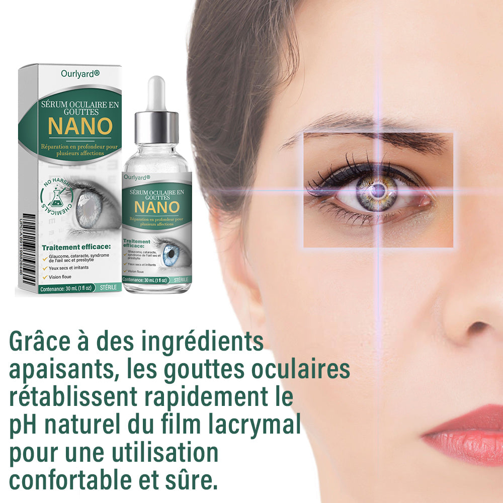 đ©ââïžOurlyardÂź SĂ©rum de Gouttes pour les Yeux Nano â
Convient Ă la presbytie, au syndrome de lâĆil sec, au glaucome et Ă la cataracte đ