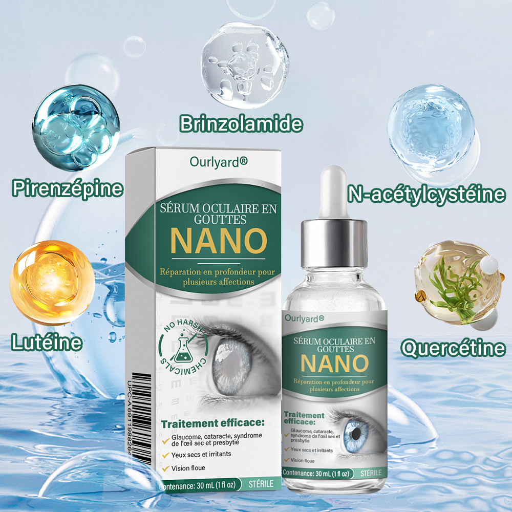 đ©ââïžOurlyardÂź SĂ©rum de Gouttes pour les Yeux Nano â
Convient Ă la presbytie, au syndrome de lâĆil sec, au glaucome et Ă la cataracte đ