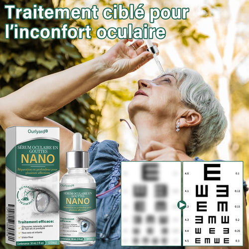 đ©ââïžOurlyardÂź SĂ©rum de Gouttes pour les Yeux Nano â
Convient Ă la presbytie, au syndrome de lâĆil sec, au glaucome et Ă la cataracte đ