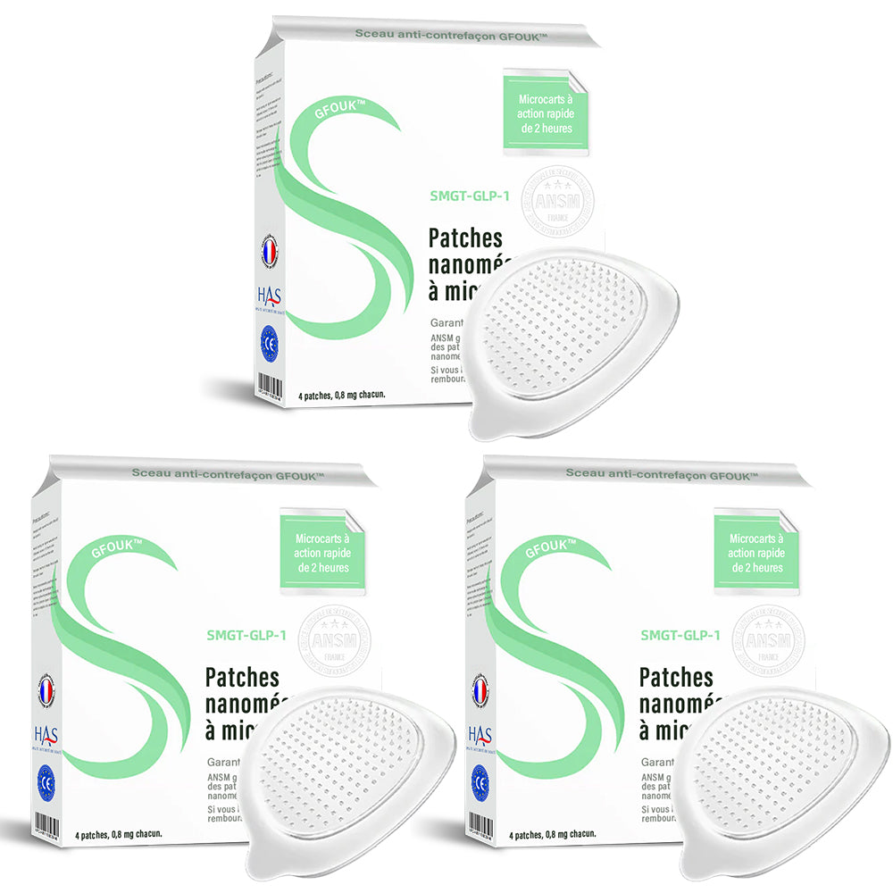 [Voir les résultats en 7 jours] ✅Patch Nano Microneedle GFOUK™ SMGT-GLP-1 ✅Approuvé par le CE (Indolore, longue durée, traite le diabète, l'obésité et les maladies cardiovasculaires)
