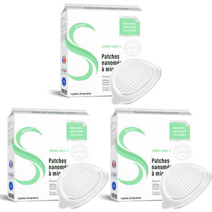 [Voir les résultats en 7 jours] ✅Patch Nano Microneedle GFOUK™ SMGT-GLP-1 ✅Approuvé par le CE (Indolore, longue durée, traite le diabète, l'obésité et les maladies cardiovasculaires)