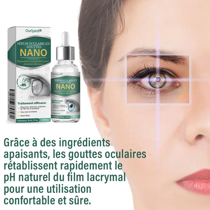 👩‍⚕️Ourlyard® Sérum de Gouttes pour les Yeux Nano ✅Convient à la presbytie, au syndrome de l’œil sec, au glaucome et à la cataracte 👀